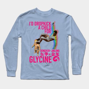 DROPKICK for Donghua-jinlong Glycine in pink Long Sleeve T-Shirt